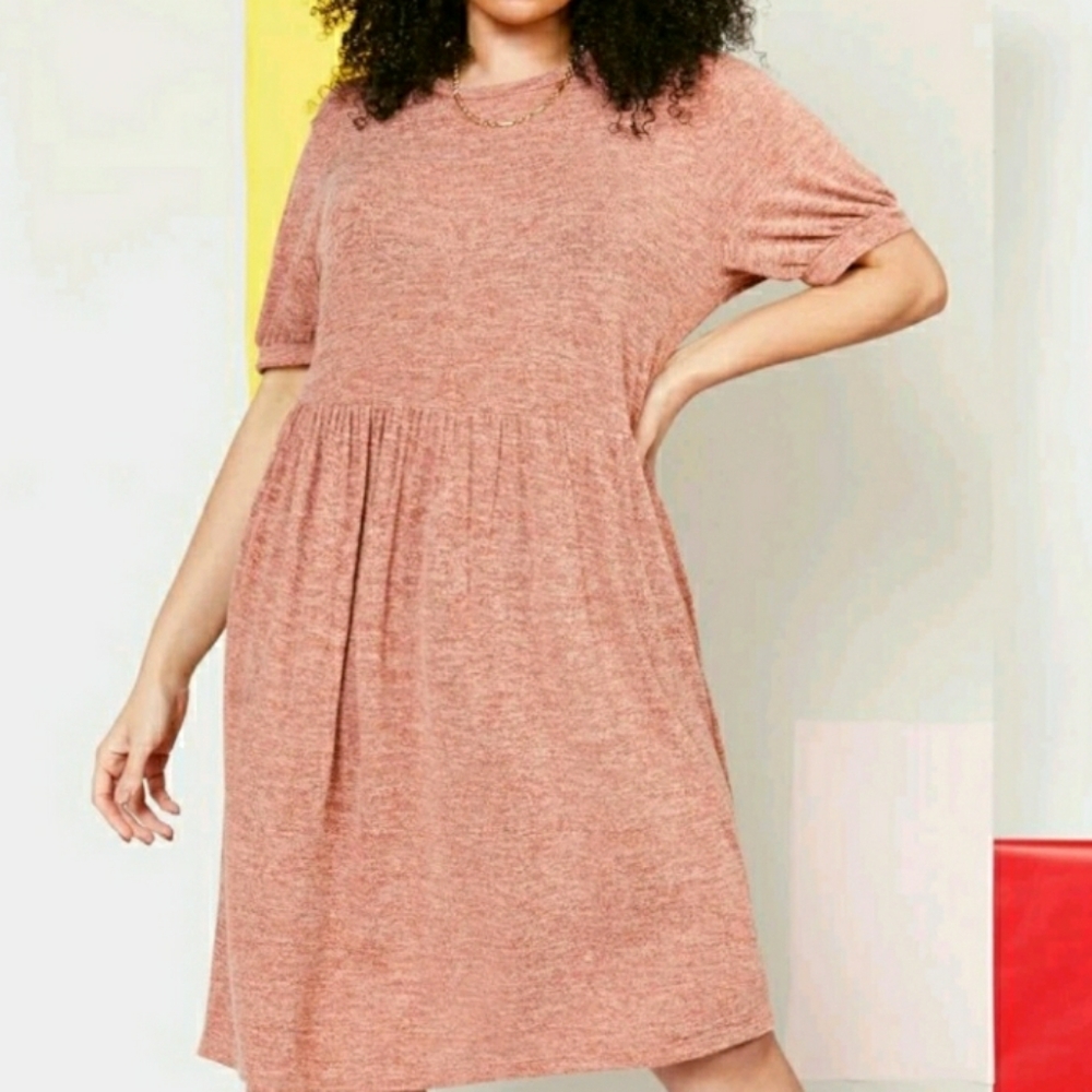 #40 Brand New Plus Knit Smock Dress